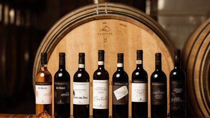 Vernaccia and Chianti Colli Senesi: Vineyard and Cellar Visit, Five Wines (2/5)