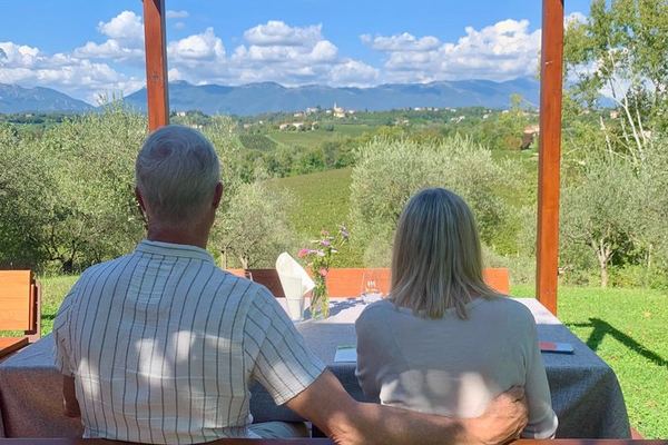 Private Prosecco Hills Tour with Osteria Lunch: 2 Family Wineries, Treviso or Venice Start