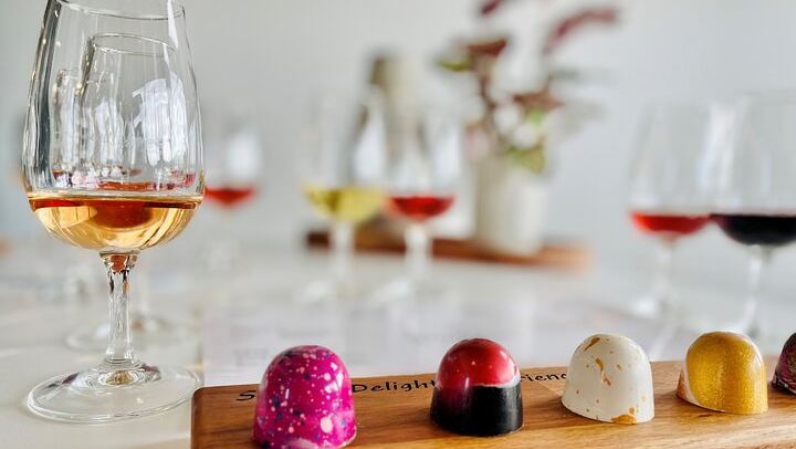 Audrey Wilkinson Vineyard Dessert Wine and Handmade Chocolate Pairing (3/10)