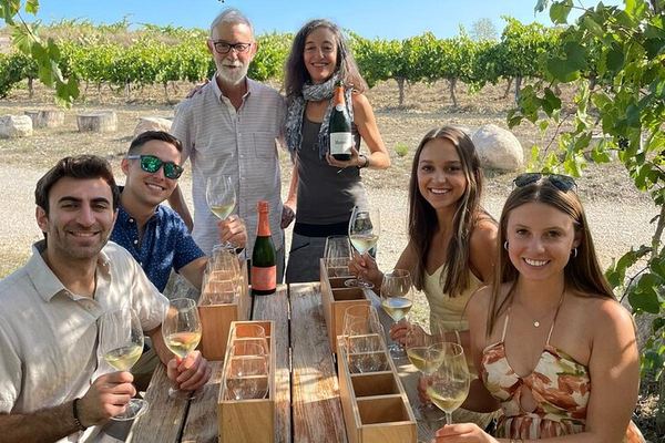 Full-Day Cava Tour to Three Family Wineries: Artcava, a Garden Lunch and Vins el Cep
