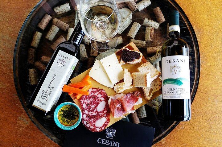 Cesani Winery Tasting in Pancole: Five Wines, Olive Oil and Pecorino (12/12)