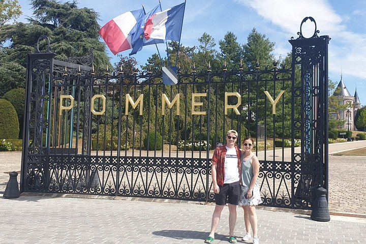 Self-Guided Champagne Day in Reims: Veuve Clicquot, Pommery, Taittinger Cellars, Lunch (6/12)