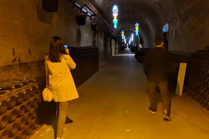 Self-Guided Champagne Day in Reims: Veuve Clicquot, Pommery, Taittinger Cellars, Lunch (12/12)