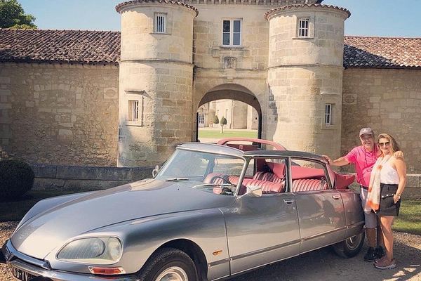 Médoc Châteaux Route in a 1973 Citroën DS Convertible, Half or Full Day