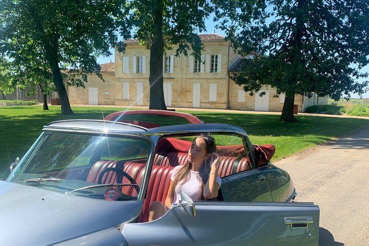 Private Saint-Émilion Wine Trip in a 1973 Citroën DS Convertible, Half or Full Day (6/12)