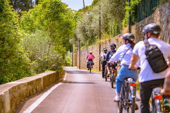 Guided E-Bike Ride from Florence into Chianti Classico with Winery Visit and Two Tastings (8/12)