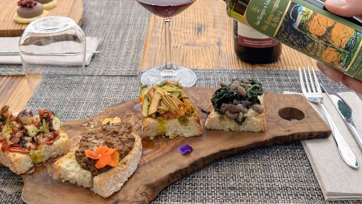Wine Tasting on a Panoramic Terrace near Siena: Family Cellar and Tuscan Dishes (3/12)