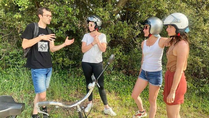 Vintage Solex Ride Through the Vineyards of Domaine des Favards, with Organic Wine Tasting (4/10)