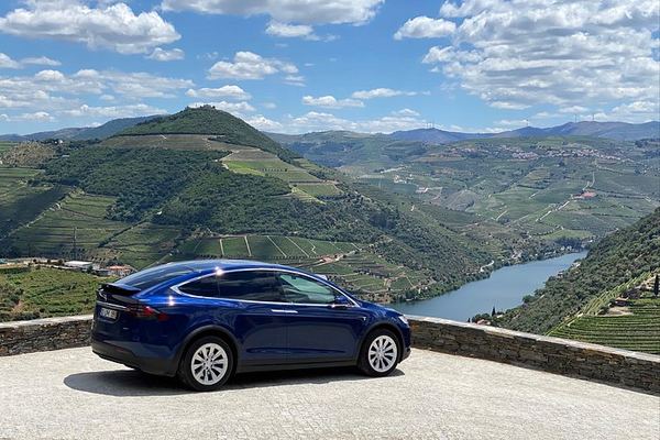 Douro Valley Day Trip from Porto by Tesla with Ventozelo Lunch and Port Tasting