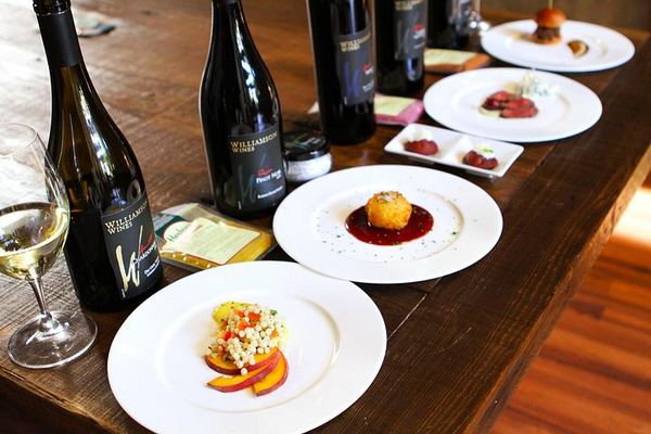 Williamson Wines Icon Pairing in Healdsburg: Wines with Chef's Tapas