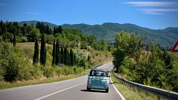 Fiat Topolino Electric Car Drive from Florence into Chianti with Winery and Meal (1/12)
