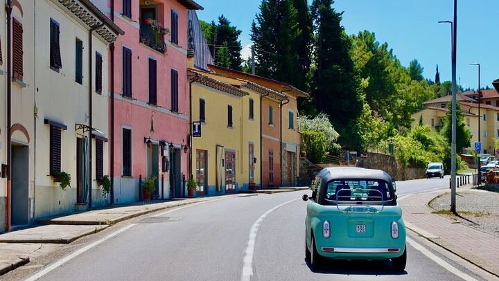 Fiat Topolino Electric Car Drive from Florence into Chianti with Winery and Meal (3/12)
