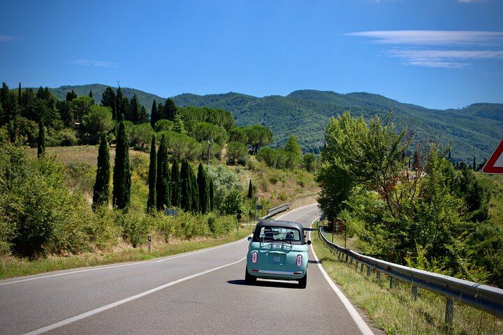Fiat Topolino Electric Car Drive from Florence into Chianti with Winery and Meal (1/12)