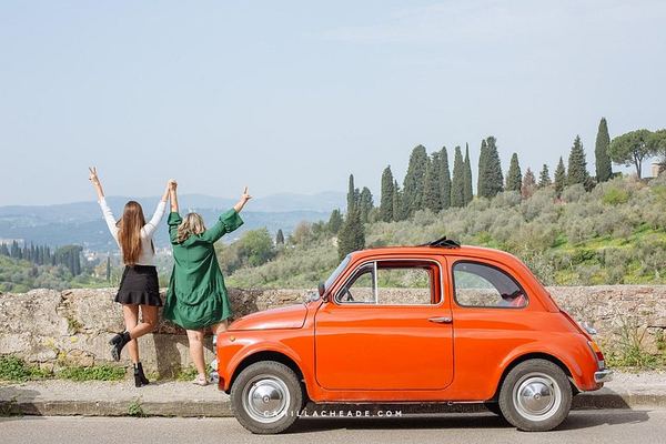 4-Hour Vintage Fiat 500 Chauffeured Tour from Florence: Chianti Views and Lunch