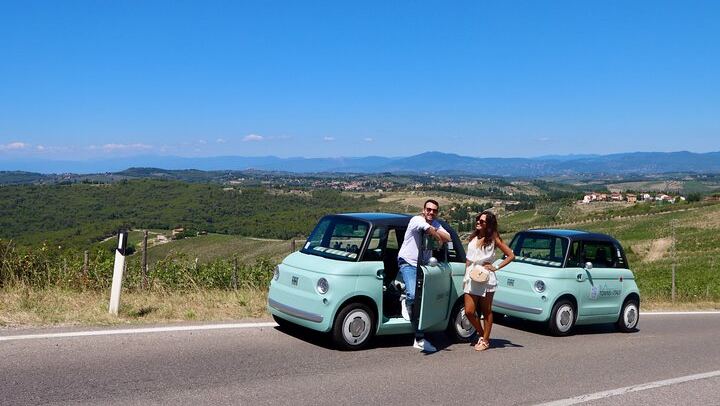 Fiat Topolino Electric Car Drive from Florence into Chianti with Winery and Meal (4/12)