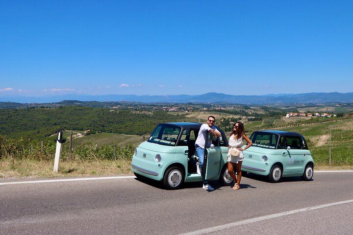 Fiat Topolino Electric Car Drive from Florence into Chianti with Winery and Meal (4/12)