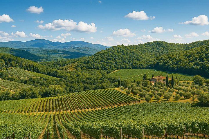 Florence to Chianti with Towns of Italy: 3 Wineries, Olive Oil Mill and 3-Course Lunch (7/12)