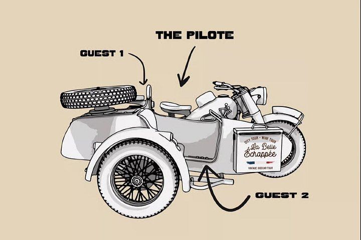 Aix-en-Provence Vintage Sidecar Ride on the Cézanne Road with Vineyard Tasting, 2 Hours (2/12)