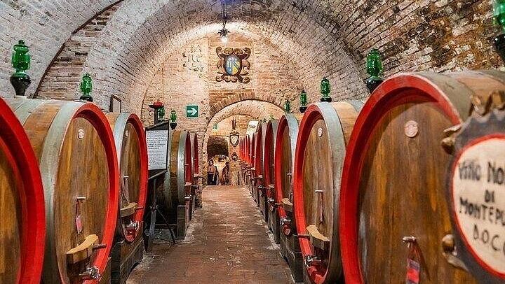 Rome to Montepulciano and Montalcino Day Trip: 12th-Century Winery Lunch, Brunello Museum (3/11)