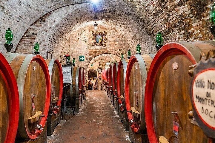 Rome to Montepulciano and Montalcino Day Trip: 12th-Century Winery Lunch, Brunello Museum (3/11)