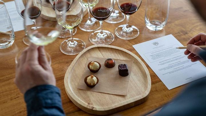 Passel Estate Wine and Chocolate Bonbon Pairing in Margaret River Tasting Room (2/5)