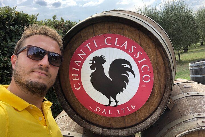 Chianti Classico Wine Day with 2 Wineries and Paired Lunch, Pickup in Florence or Siena (10/11)