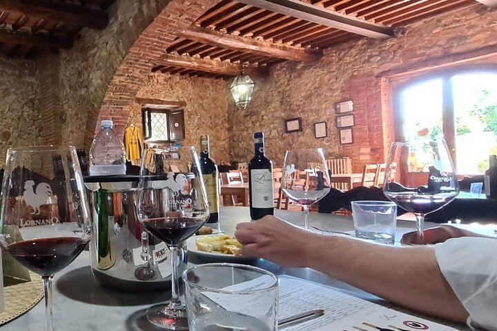 Chianti Classico Wine Day with 2 Wineries and Paired Lunch, Pickup in Florence or Siena (11/11)