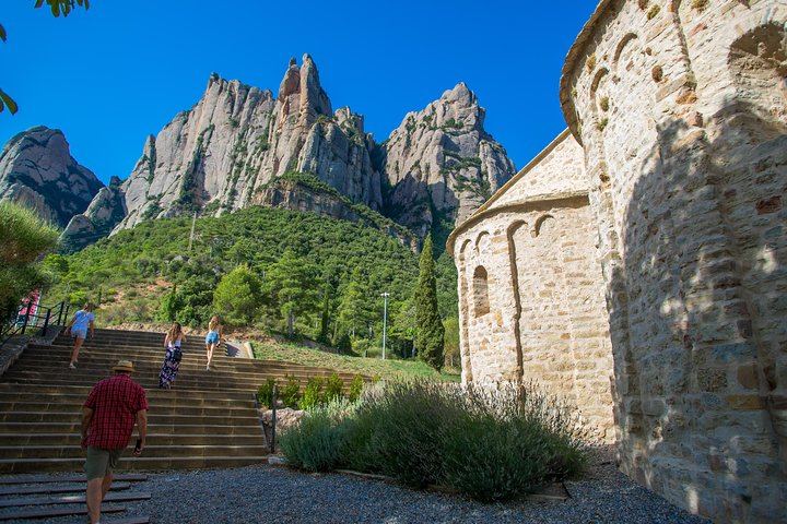 Montserrat and Penedes Cava Winery Small-Group Day by Minivan with Farmhouse Lunch (11/12)