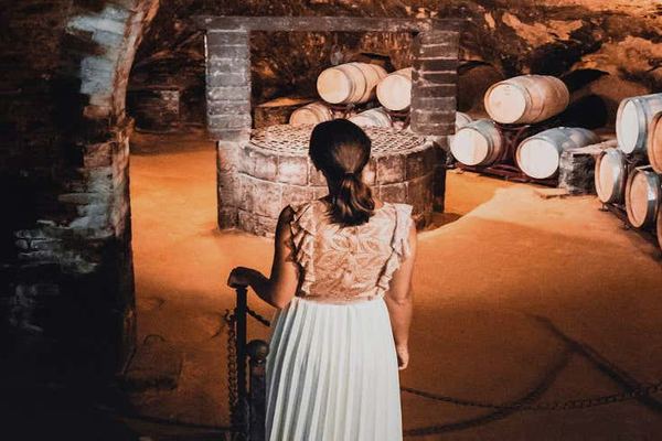 Two-Winery Walking Tour from Piazza Grande, Montepulciano: Oak-Barrel Cellars, 2.5 Hours