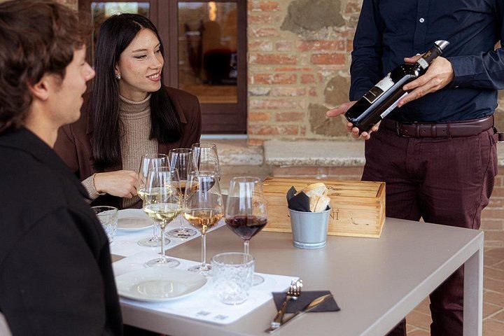 Montepulciano Winery Visit and Cellar Tour with Three Wines and a Tuscan Cold Cuts Board (1/12)