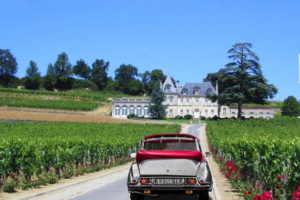 Private Saint-Émilion Wine Trip in a 1973 Citroën DS Convertible, Half or Full Day