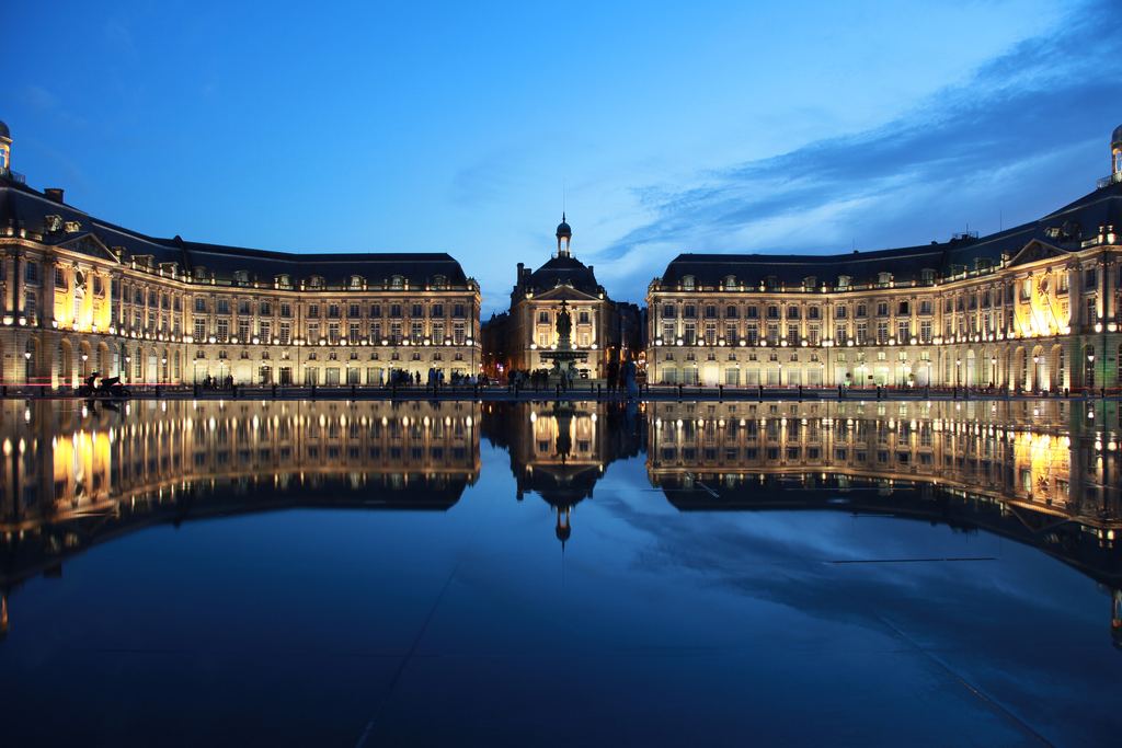 Place de la Bourse in Bordeaux