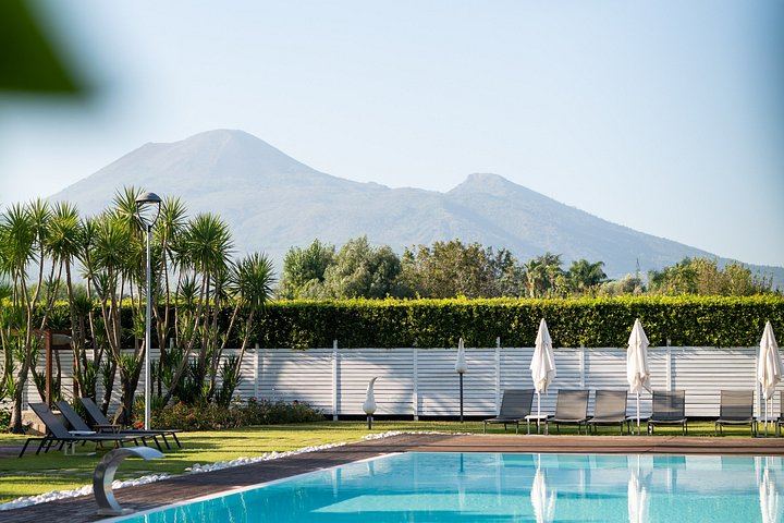 Pompeii Estate Pool Day with Wine Tasting and Vesuvio Menu Dishes, Maximum Four Guests (1/4)
