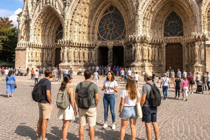 Private Champagne Day Trip from Paris: Reims Cathedral, Taittinger or Two Houses, Lunch (6/12)