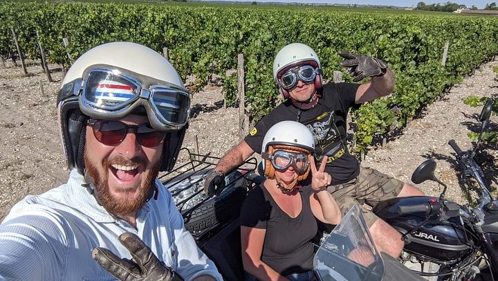 Private Vintage Sidecar Ride Through the Saint-Émilion Vineyards, 1.5 Hours (2/6)
