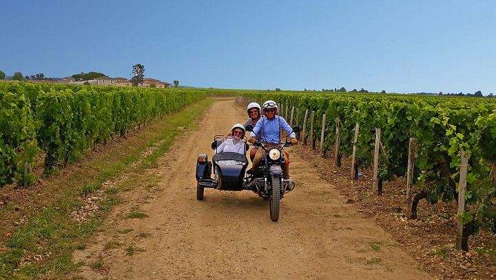 Private Vintage Sidecar Ride Through the Saint-Émilion Vineyards, 1.5 Hours (1/6)