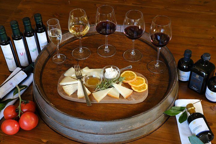 Private Tasting of Organic Wines, Olive Oil, Balsamic, Pecorino and Bruschetta (1/5)