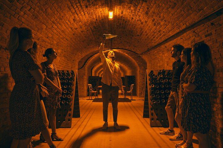 Veuve Clicquot Cellars and Family House Day Tour from Épernay or Reims, Estate Lunch (9/12)