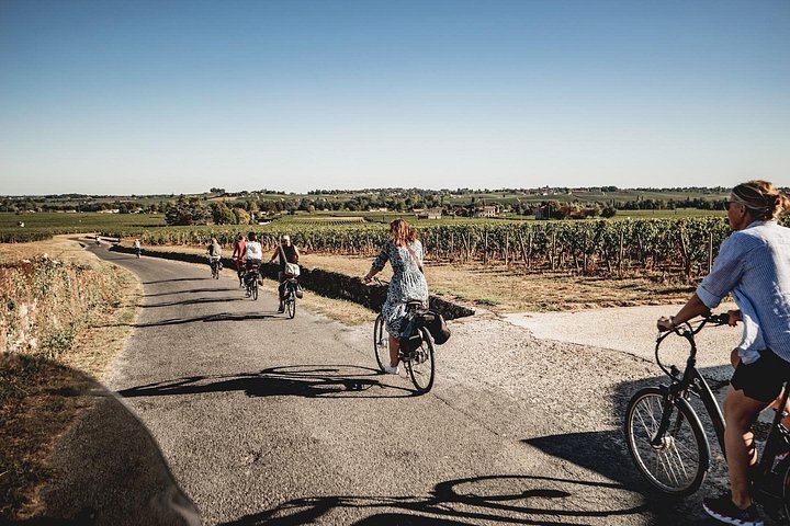 Saint-Émilion E-Bike Day from Bordeaux: Two Châteaux, Vineyard Picnic and Village Tasting (11/12)