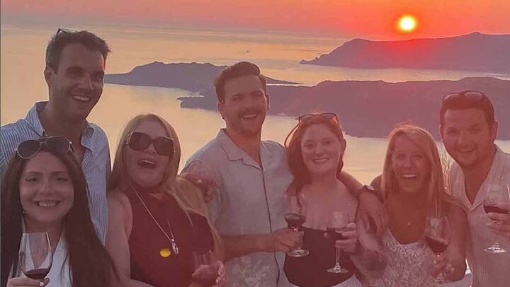 Santorini 4-Hour Sunset Wine Tour to Santo Winery with 12 Tastings, Tapas and Hotel Pickup (1/12)
