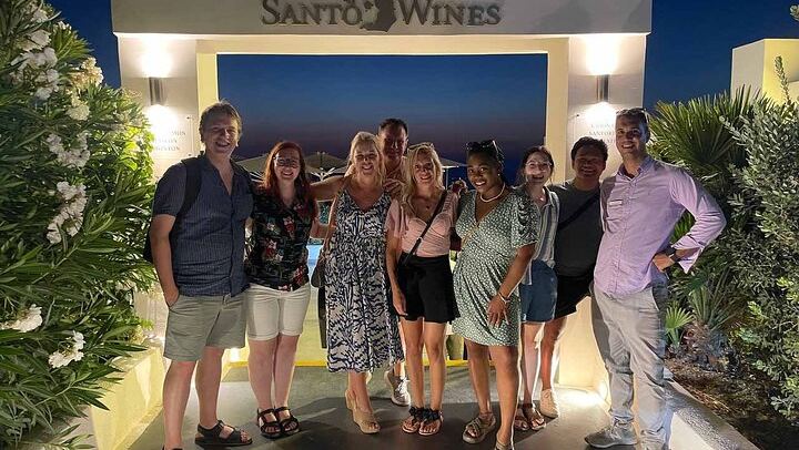 Santorini 4-Hour Sunset Wine Tour to Santo Winery with 12 Tastings, Tapas and Hotel Pickup (2/12)