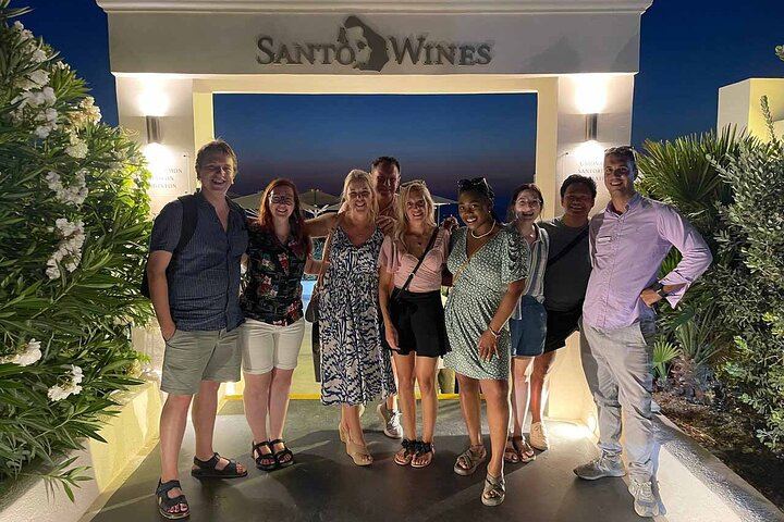 Santorini 4-Hour Sunset Wine Tour to Santo Winery with 12 Tastings, Tapas and Hotel Pickup (2/12)