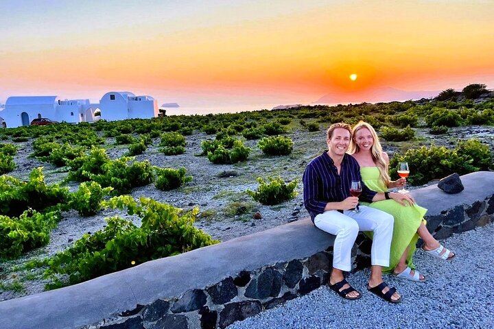 Santorini Premium Wine Tour with Ten Wines, Gourmet Meal and Caldera Sunset (7/9)
