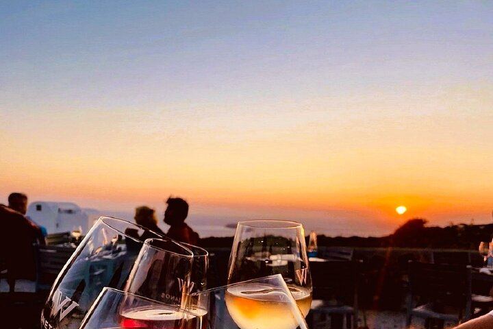 Santorini Premium Wine Tour with Ten Wines, Gourmet Meal and Caldera Sunset (9/9)