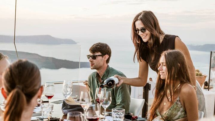 Santorini Half-Day Wine Tour to Three Wineries with 12 Tastings, Tapas and Sunset (1/12)