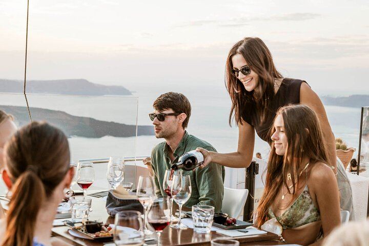 Santorini Half-Day Wine Tour to Three Wineries with 12 Tastings, Tapas and Sunset (1/12)