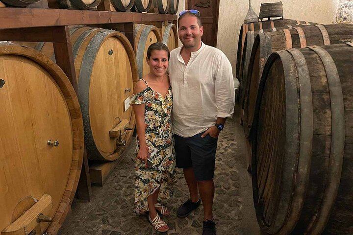 Santorini Half-Day Wine Tour to Three Wineries with 12 Tastings, Tapas and Sunset (12/12)