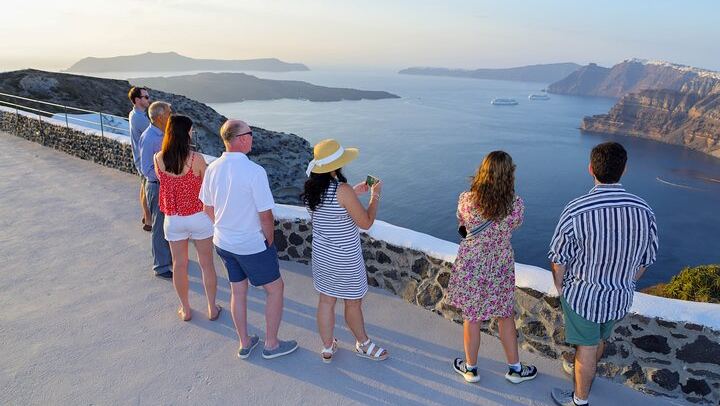 Santorini Premium Wine Tour with Ten Wines, Gourmet Meal and Caldera Sunset (2/9)