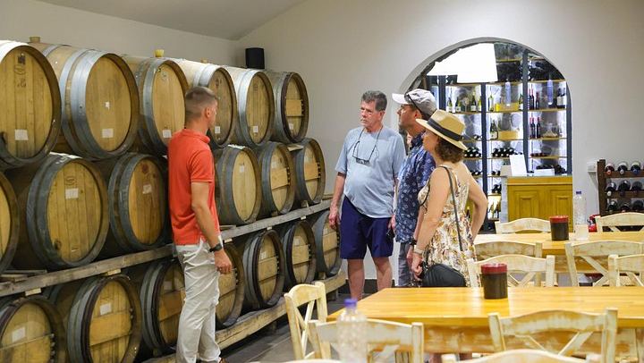 Santorini Daytime Wine Tour for Up to 8: Sommelier, Two Wineries, Eight Wines, Lunch (1/11)
