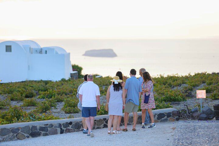 Santorini Daytime Wine Tour for Up to 8: Sommelier, Two Wineries, Eight Wines, Lunch (7/11)